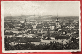 BRNO BRÜNN PANORAMA Pohled Pohlednice