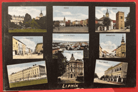 LIPNÍK Přerov okénka Pohled Pohlednice