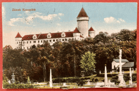 Zámek Konopiště Benešov Pohled Pohlednice