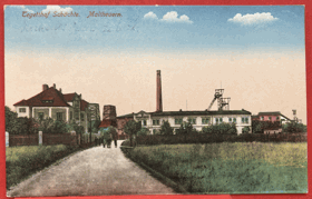 ZÁLUŽÍ šachta Maltheuern Pohled Pohlednice
