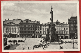 OLOMOUC OLMÜTZ Horní nám. Sv.Trojice Pohled Pohlednice