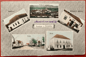 Čichtice Bavorov Strakonice Pohled Pohlednice