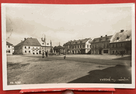 Vysoké nad Jizerou nám. Hochstadt an der Iser Pohled Pohlednice