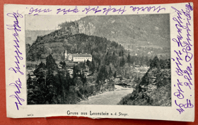 Gruss aus Leonstein a.d.Steyr Pohled Pohlednice