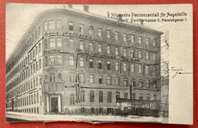 WIEN pensij.ústav Pohled Pohlednice