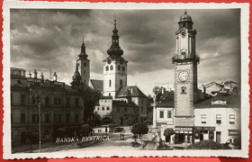 Banská Bystrica nám. Pohled Pohlednice