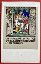 OLOMOUC Matice cyrilometodějská SECESE Pohled Pohlednice