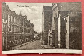 VODŇANY ŠKOLY Pohled Pohlednice