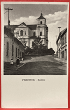 Přeštice Kostel Nanebevzetí Panny Marie Pohled Pohlednice