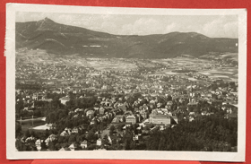 LIBEREC panorama Pohled Pohlednice