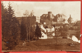 Hrad Zámek Jindřichův Hradec Pohled Pohlednice