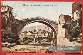 MOSTAR MOST Pohled Pohlednice