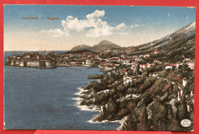 DUBROVNIK RAGUSE Pohled Pohlednice