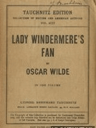 Lady Windermere's fan Tauchnitz!