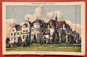 MARIENBAD Mariánské Lázně Krakonoš Rübezahl Pohled Pohlednice