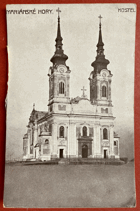 Mariánské Hory Marienberg kostel Pohled Pohlednice