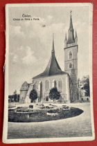ČÁSLAV Chrám sv. Petra a Pavla Pohled Pohlednice