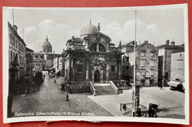 Dubrovnik Crkva Sv. Vlaha St. Blasius Pohled Pohlednice