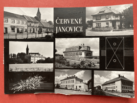 Červené Janovice Pohled Pohlednice