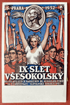 SOKOL sokolská tematika slet Pohled Pohlednice