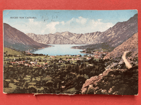 BOKA KOTORSKA Kotor Bucht von Cattaro Pohled Pohlednice