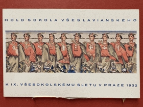 SOKOL sokolská tematika slet Pohled Pohlednice