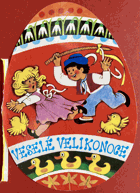 VELIKONOCE přání Pohled Pohlednice