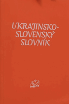 Ukrajinsko-slovenský slovník Ukrajinský jazyk