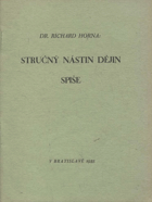 Stručný nástin dějin Spiše Spiš