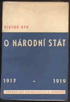 O národní stát 1917 1919