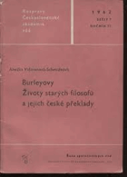 Burleyovy Životy starých filosofů a jejich české překlady