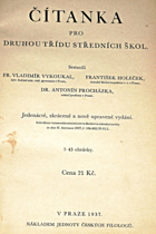 ČÍTANKA pro druhou třídu středních škol