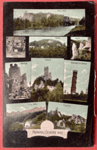 M SKÁLA ZBYROH VRANOV FRYDŠTEJN KOPANINA Pohled Pohlednice