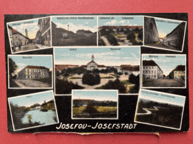 JOSEFOV JOSEFSTADT Pohled Pohlednice