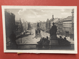 VÁCLAVÁK TRAMVAJ Pohled Pohlednice