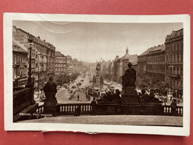 VÁCLAVÁK TRAMVAJ Pohled Pohlednice