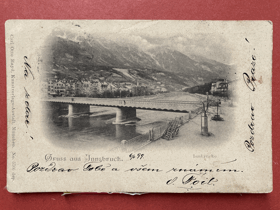 INNSBRUCK Pohled Pohlednice