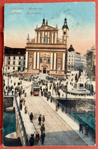 LUBLAŇ LJUBLJANA LAIBACH Pohled Pohlednice