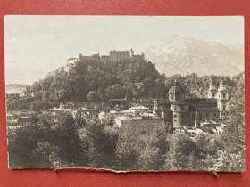 Kapuzinerberg Salzburg Pohled Pohlednice