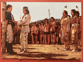 Vinnetou Rudý gentleman FILM Pohled Pohlednice