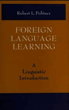 Foreign Language Learning - A Linguistic Introduction