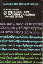 An Introduction to Modern Grammar