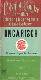Polyglott Kuntze. Für Deutsche. Ungarisch