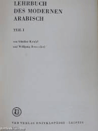 3BDE Lehrbuch des Modernen Arabisch ARABŠTINA 2 Teile in 3 Bänden