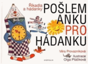 Pošlem Anku pro hádanku Výborná Říkadla a hádanky Výborná A4 originální vazba!!
