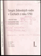 Soupis židovských rodin v Čechách LOKET z roku 1793 I Loketský kraj