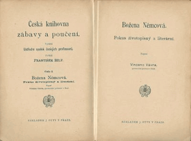 Božena Němcová Pokus životopisný a literární