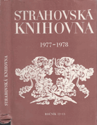 Strahovská knihovna 12 13 ROČNÍK Sborník Památníku národního písemnictví