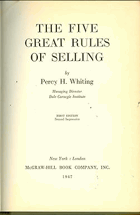 The 5 Great Rules of Selling