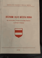 Seznam ulic města Brna Brno Brünn MHD